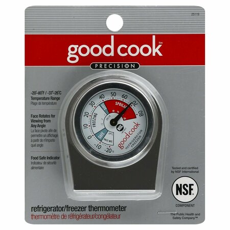 GOOD COOK Bradshaw Precision Fridge Freezer Thermometer 248126